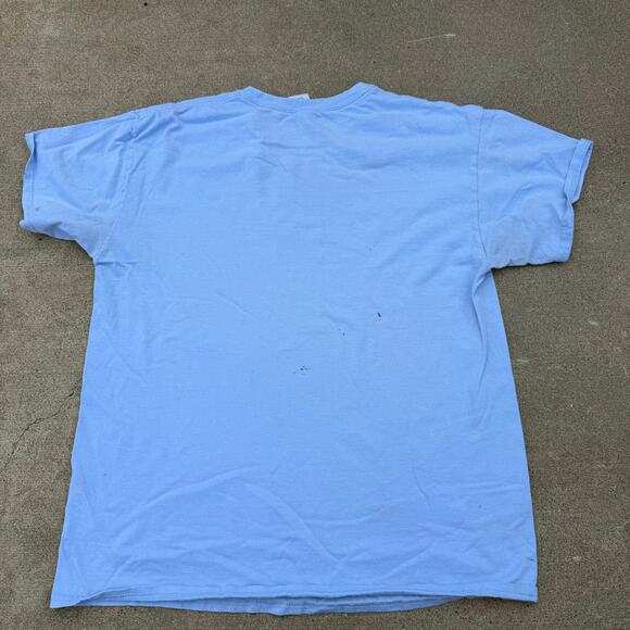 St. Lucia T-Shirt - Light Blue, Men's Large, Souvenir Tee - Picture 5 of 5